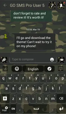 GO SMS Army Camouflage Theme android App screenshot 3