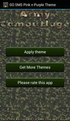 GO SMS Army Camouflage Theme android App screenshot 7